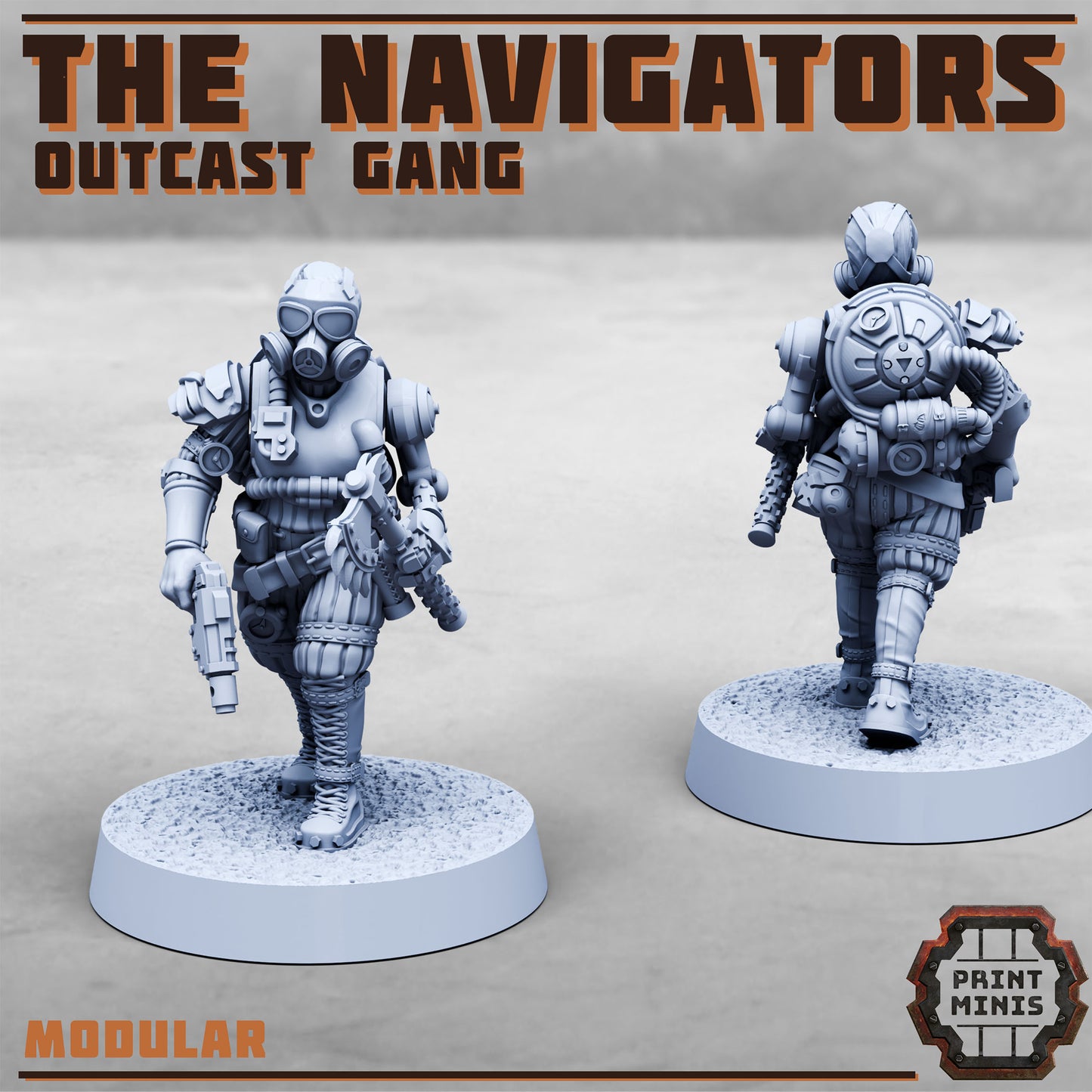 Umbral Navigators Outcast Guild Gang - set of 12 (Sculpted by PrintMinis)