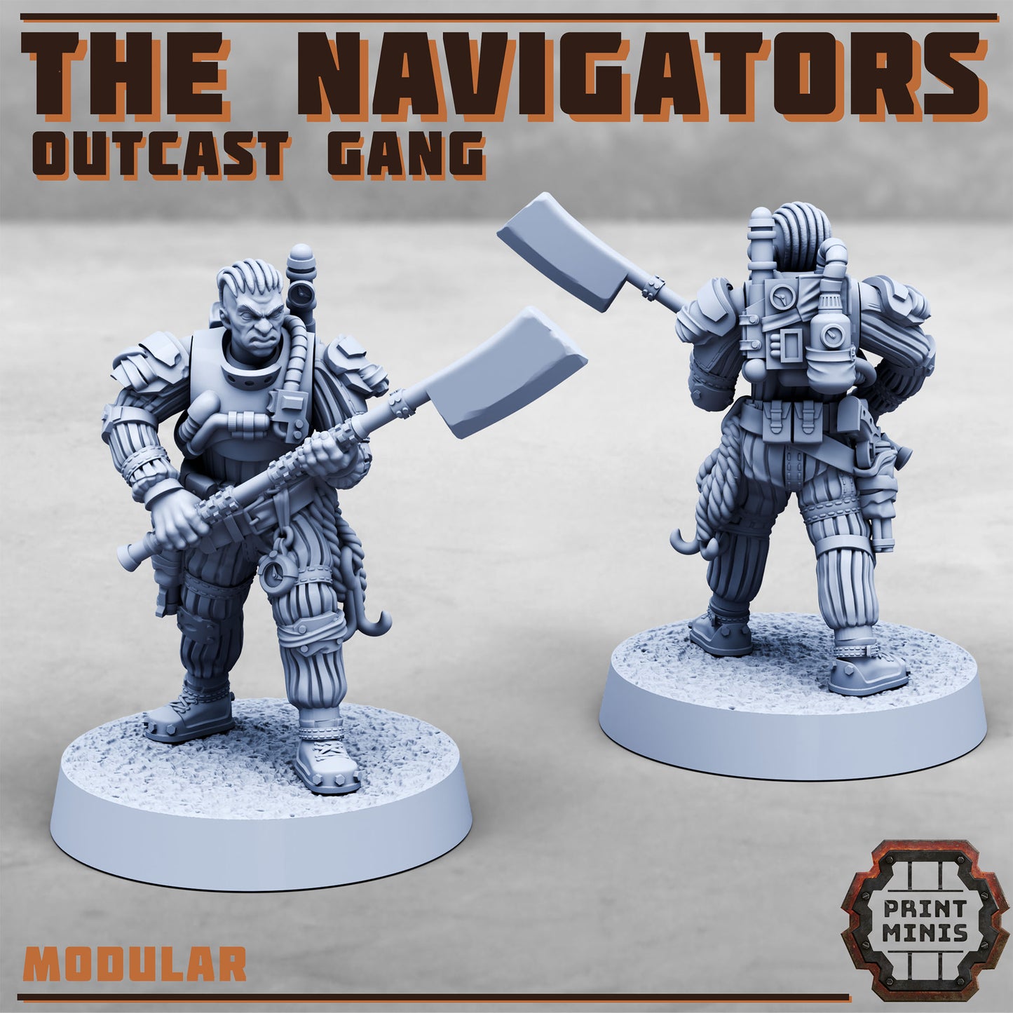 Umbral Navigators Outcast Guild Gang - set of 12 (Sculpted by PrintMinis)