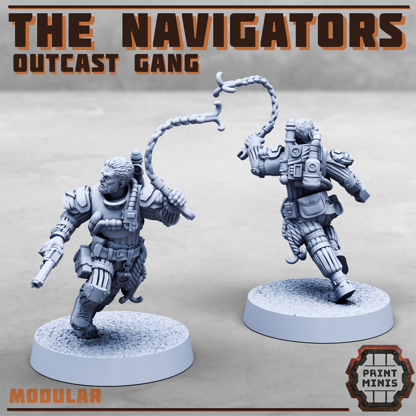 Umbral Navigators Outcast Guild Gang - set of 12 (Sculpted by PrintMinis)