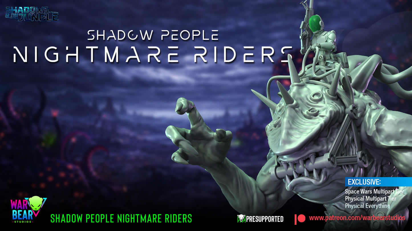 Shadow People - Nightmare Riders (Sculpted by War Bear Studios)