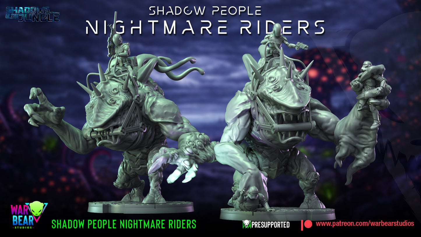 Shadow People - Nightmare Riders (Sculpted by War Bear Studios)