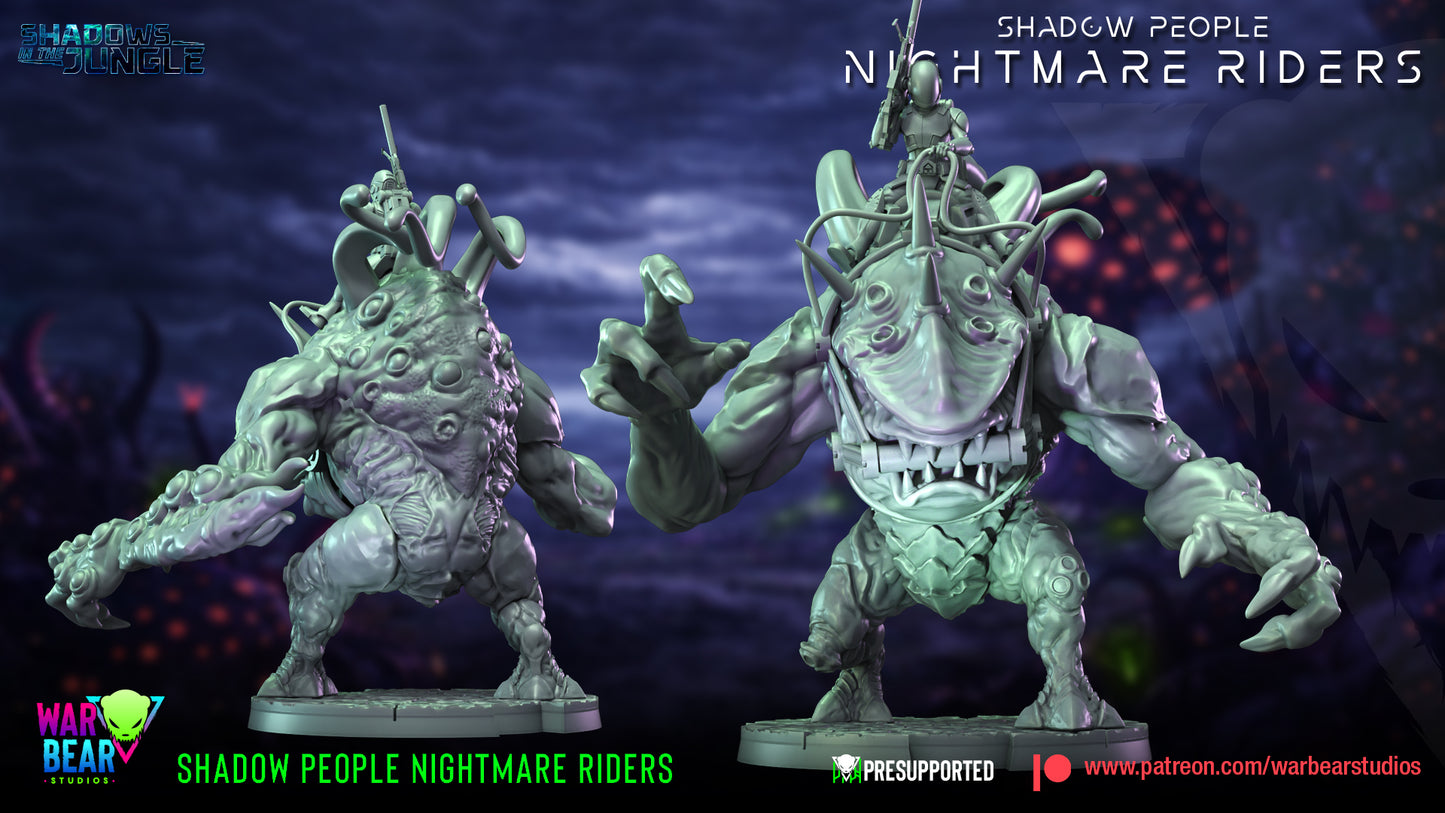 Shadow People - Nightmare Riders (Sculpted by War Bear Studios)
