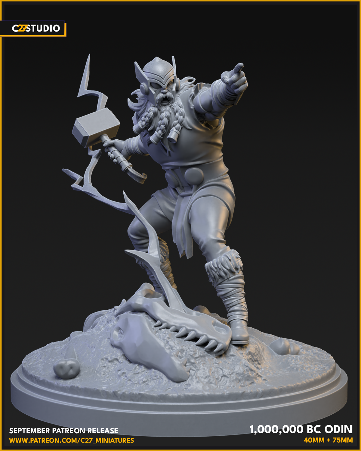 1 Million BC Odin render