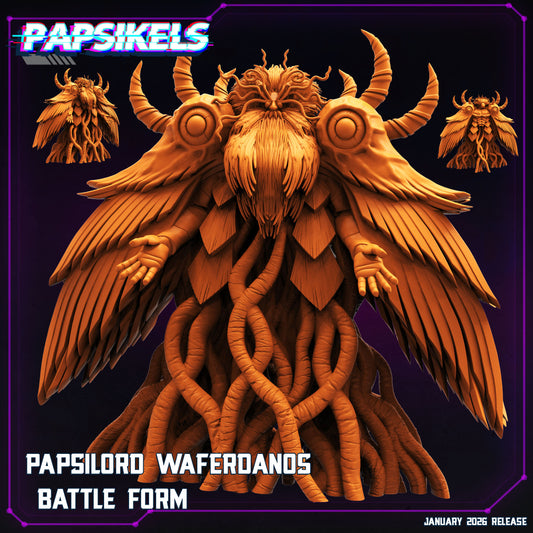 Papsilord Waferdanos Battle Form (Sculpted by Papsikels Miniatures)
