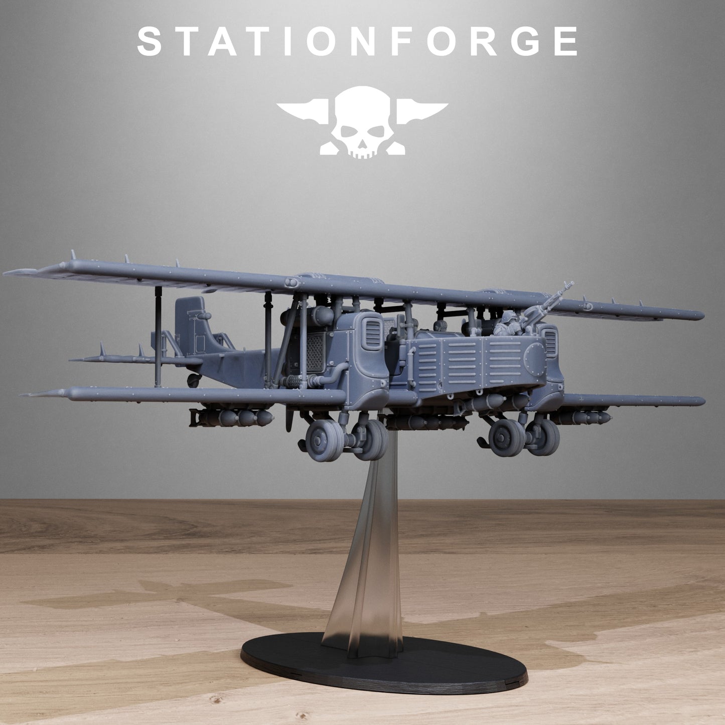 Grimguard Iron Biplane (Sculpted by Stationforge)