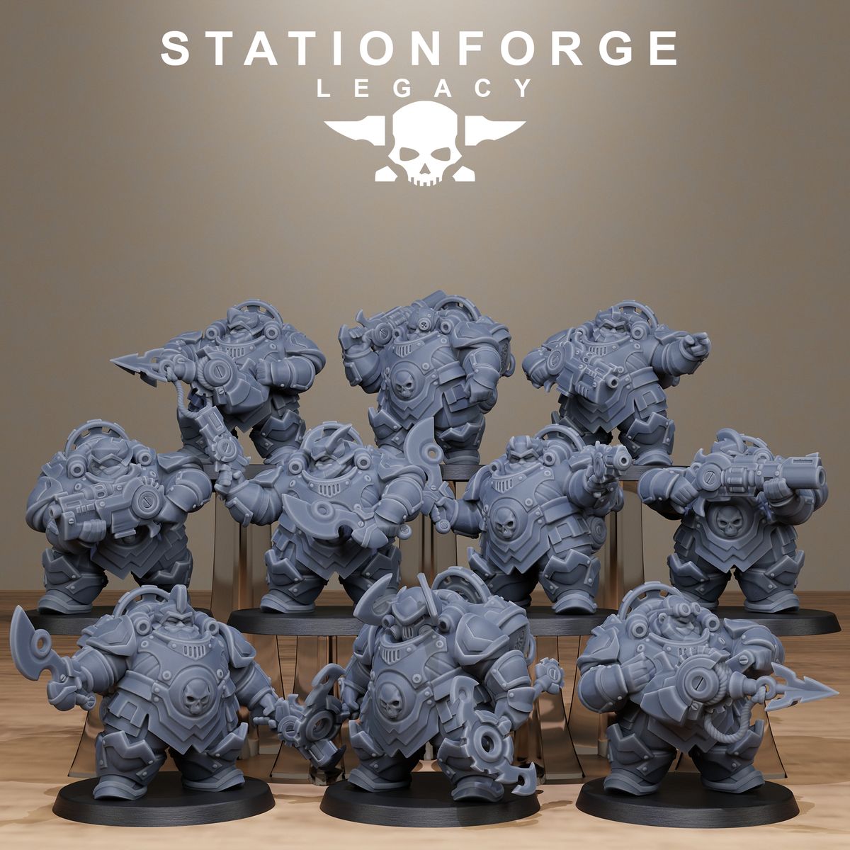 Ironvale Bulkguards (Sculpted by Stationforge)