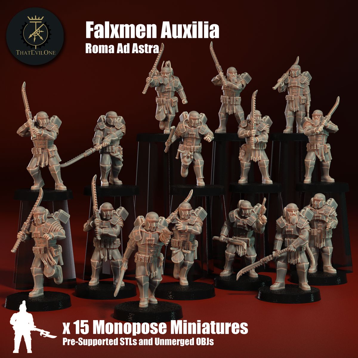 Roman Falxmen Auxilia (sculpted by That Evil One)