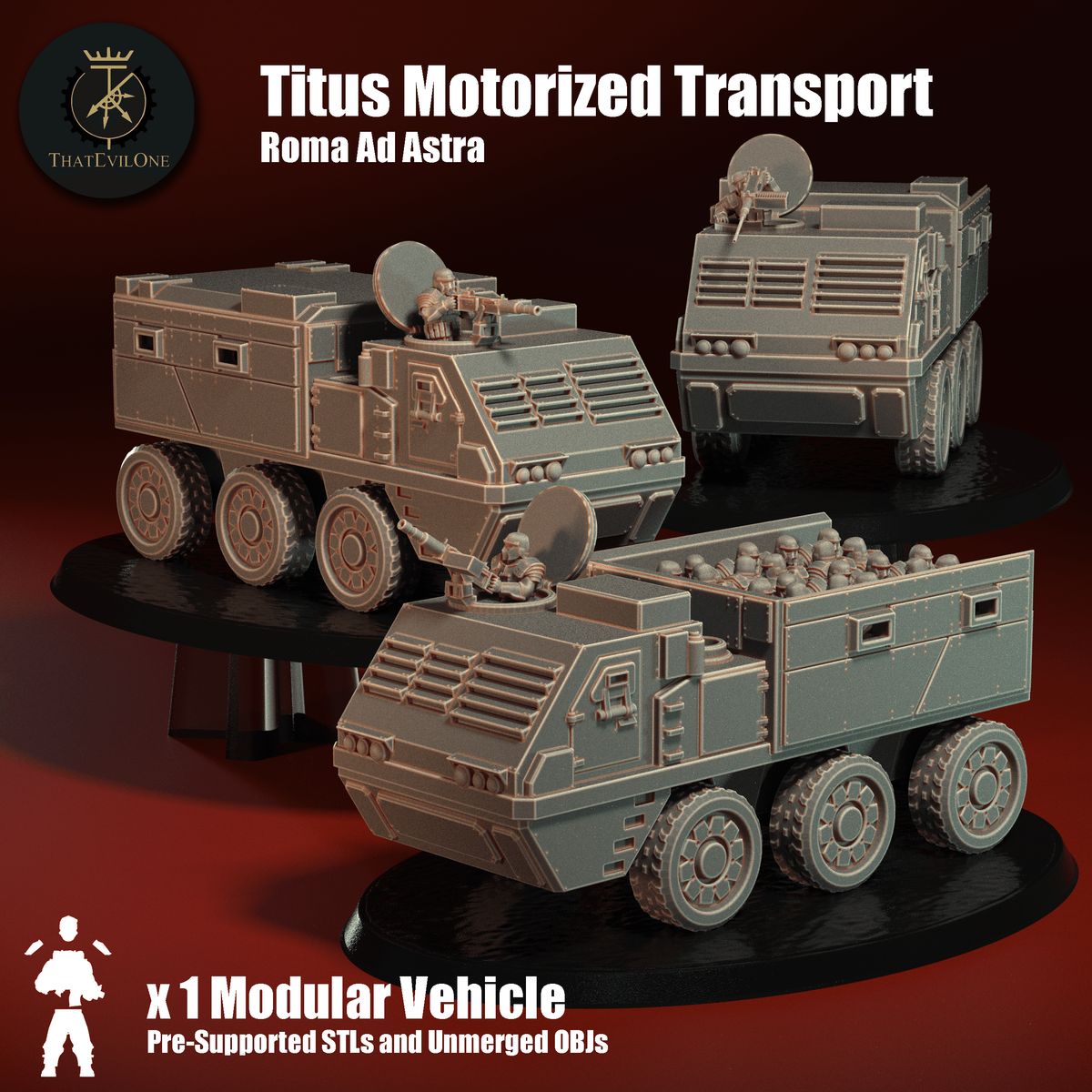 Titus Motorized Transport (sculpted by That Evil One)