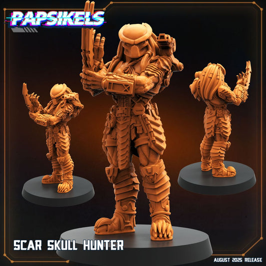 Scar Skull Hunter - Predator Fan Art (Sculpted by Papsikels)