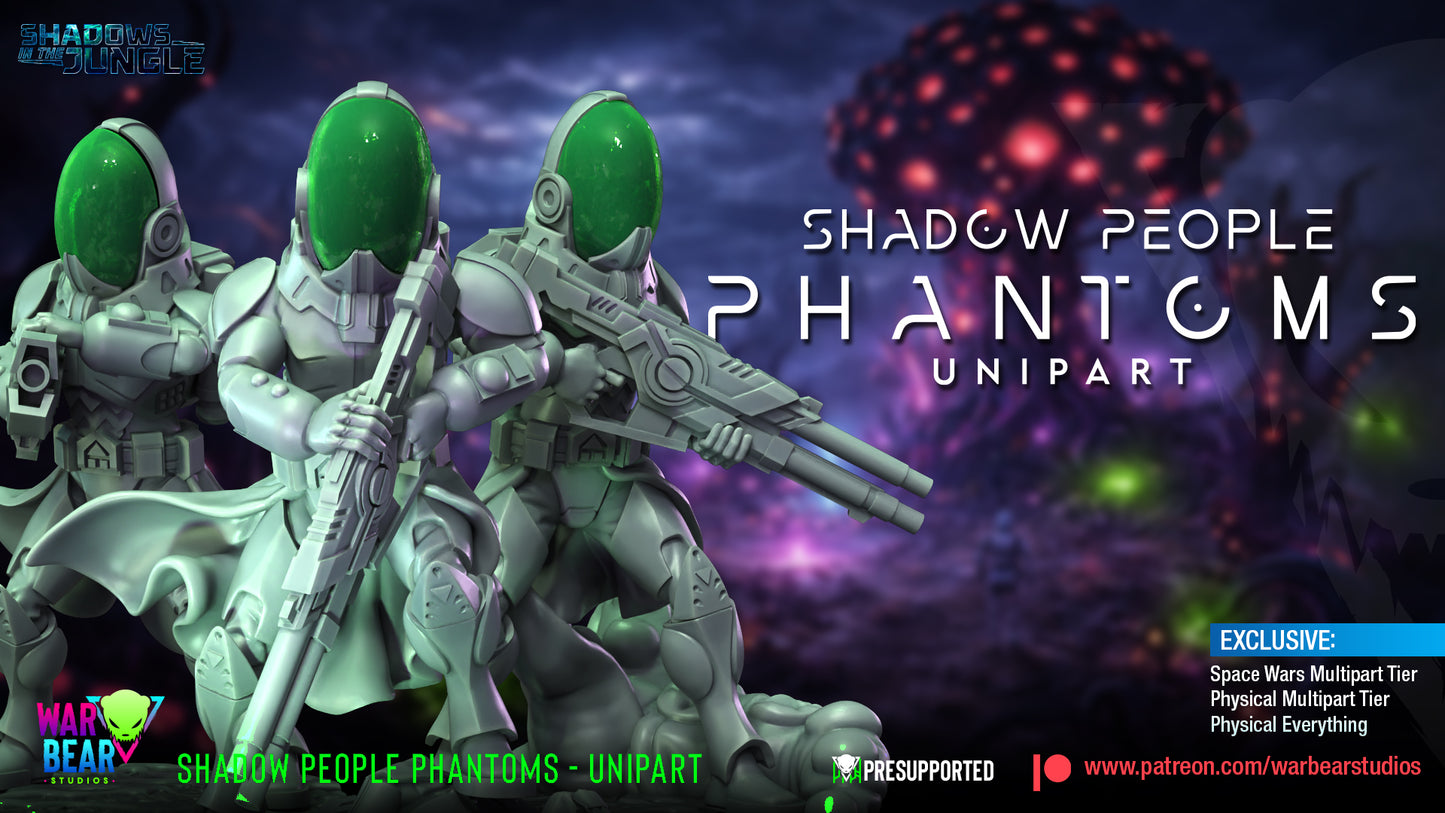 Shadow People - Phantoms Unipart (Sculpted by War Bear Studios)