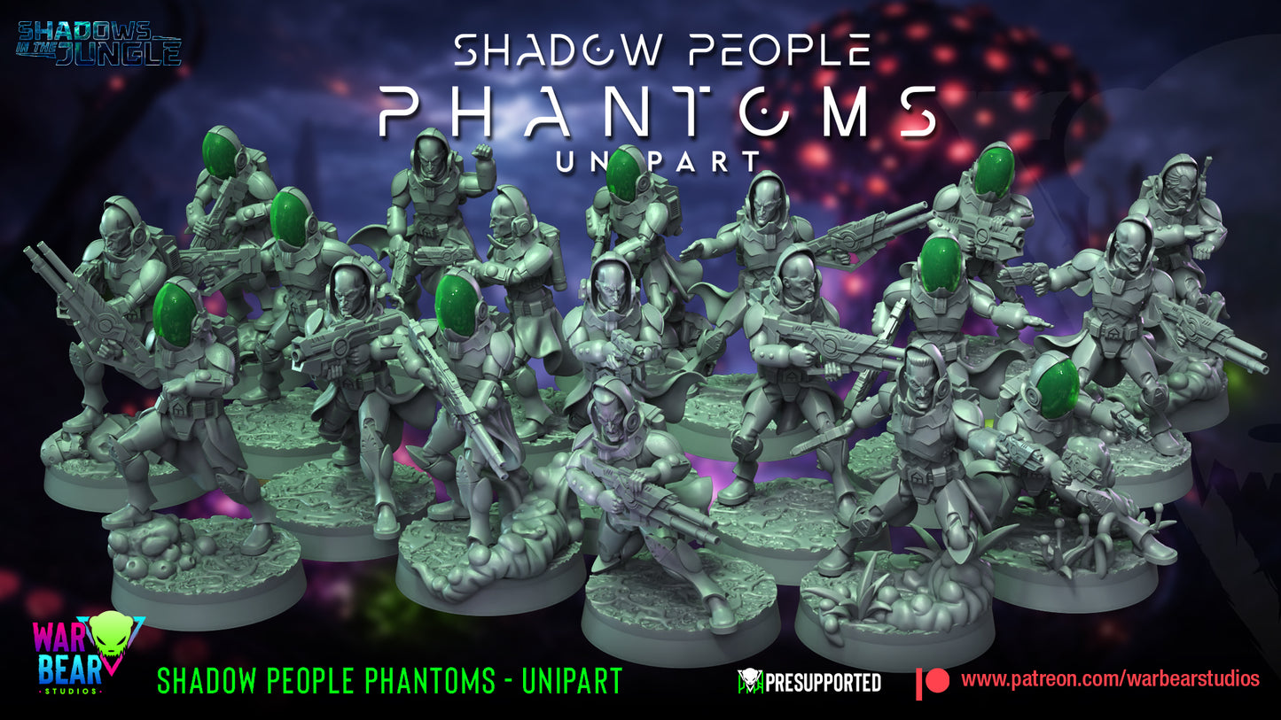 Shadow People - Phantoms Unipart (Sculpted by War Bear Studios)