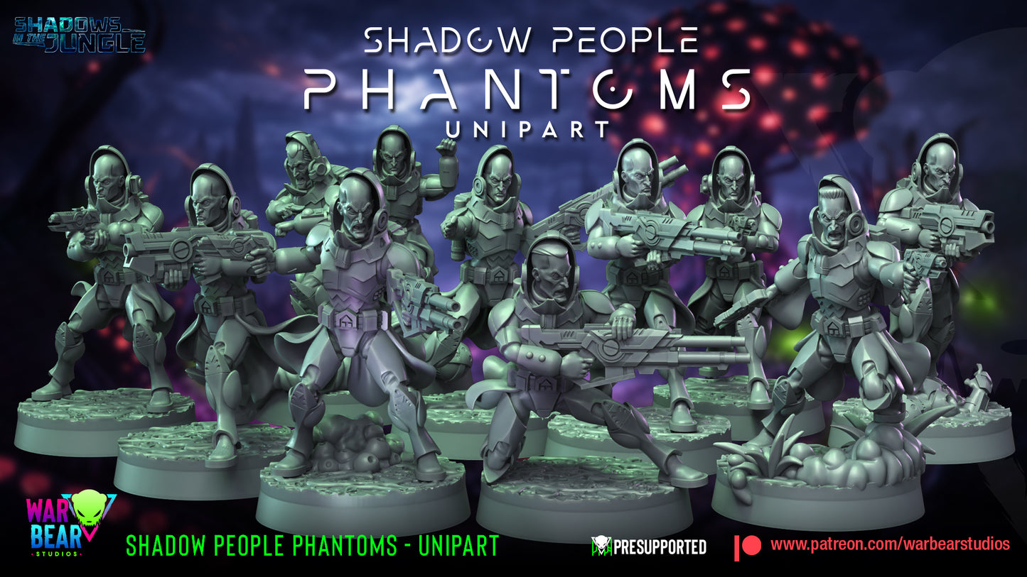 Shadow People - Phantoms Unipart (Sculpted by War Bear Studios)