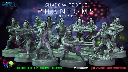 Shadow People - Phantoms Unipart (Sculpted by War Bear Studios)