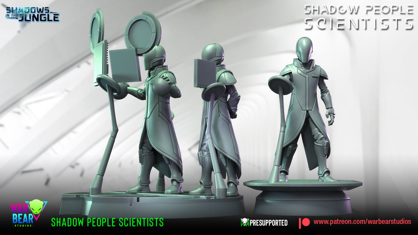 Shadow People - Scientists (Sculpted by War Bear Studios)