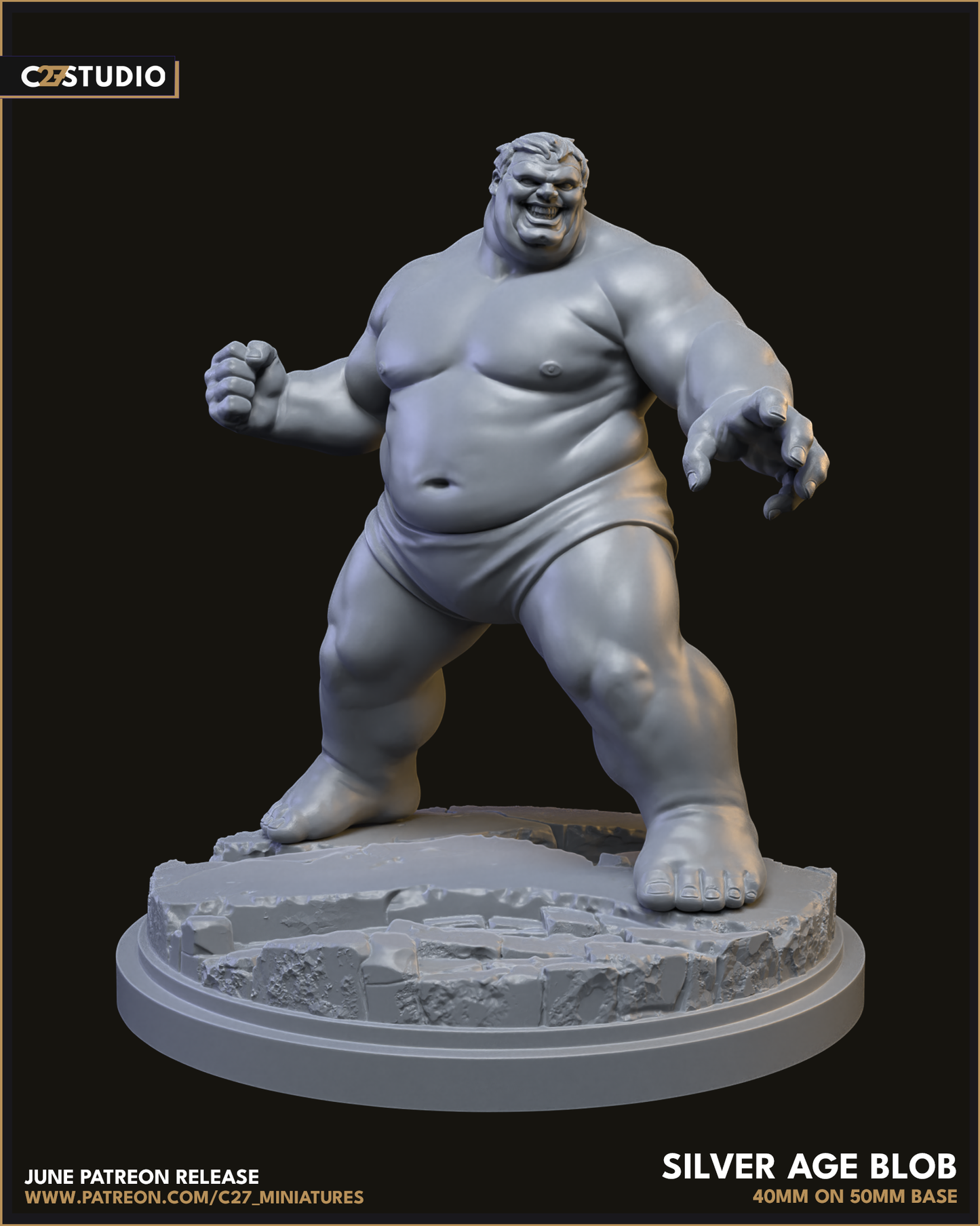 Silver Age Blob (Sculpted by C27 Studios)