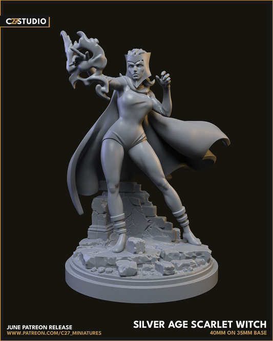 Silver Age Scarlet Witch (Sculpted by C27 Studios)