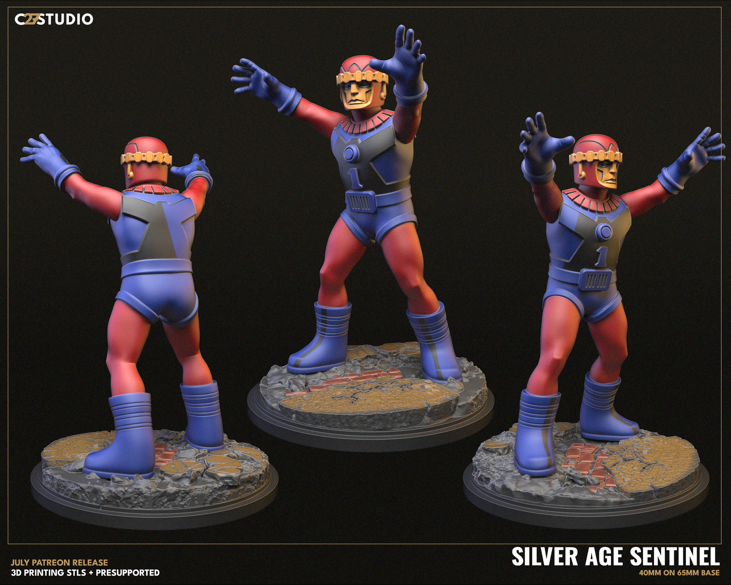 Silver Age Sentinel MK1 (Sculpted by C27 Studios)
