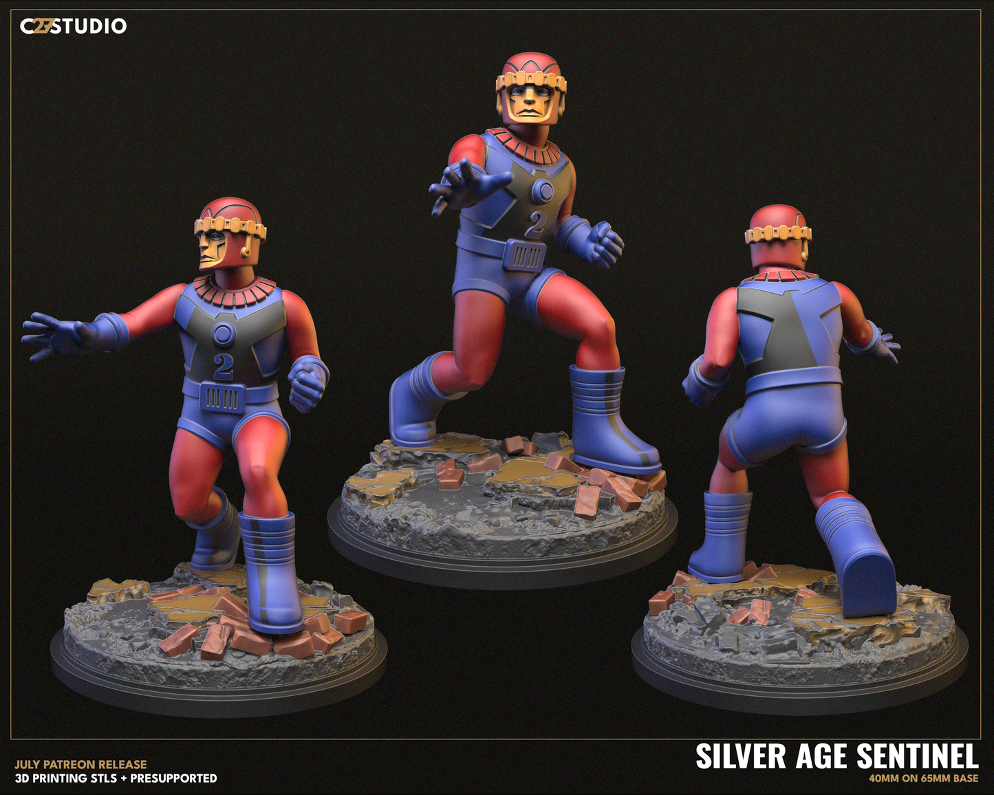 Silver Age Sentinel MK1 (Sculpted by C27 Studios)