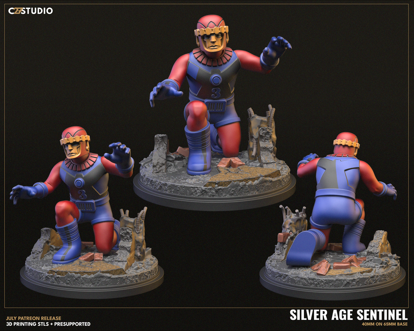 Silver Age Sentinel MK1 (Sculpted by C27 Studios)