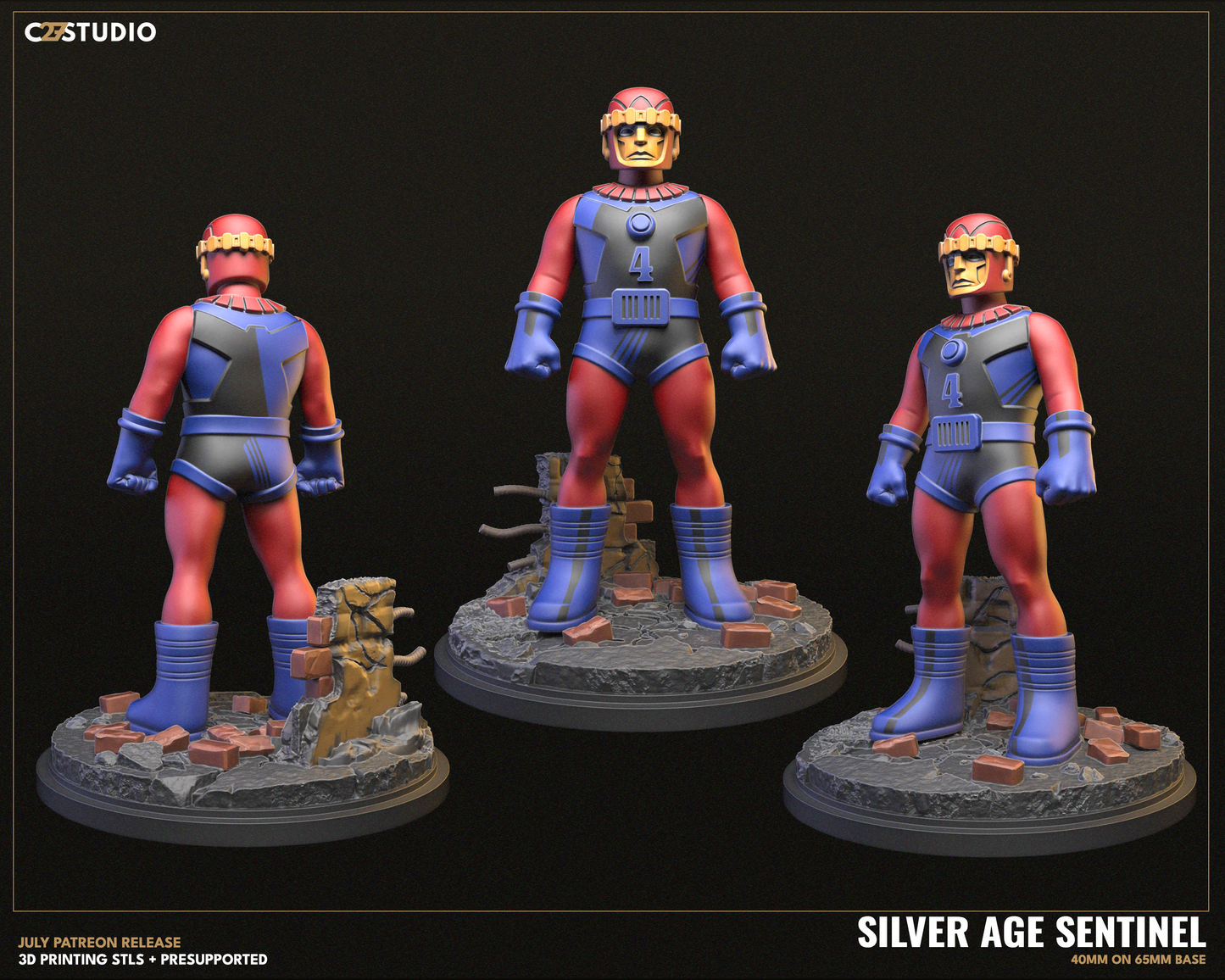 Silver Age Sentinel MK1 (Sculpted by C27 Studios)