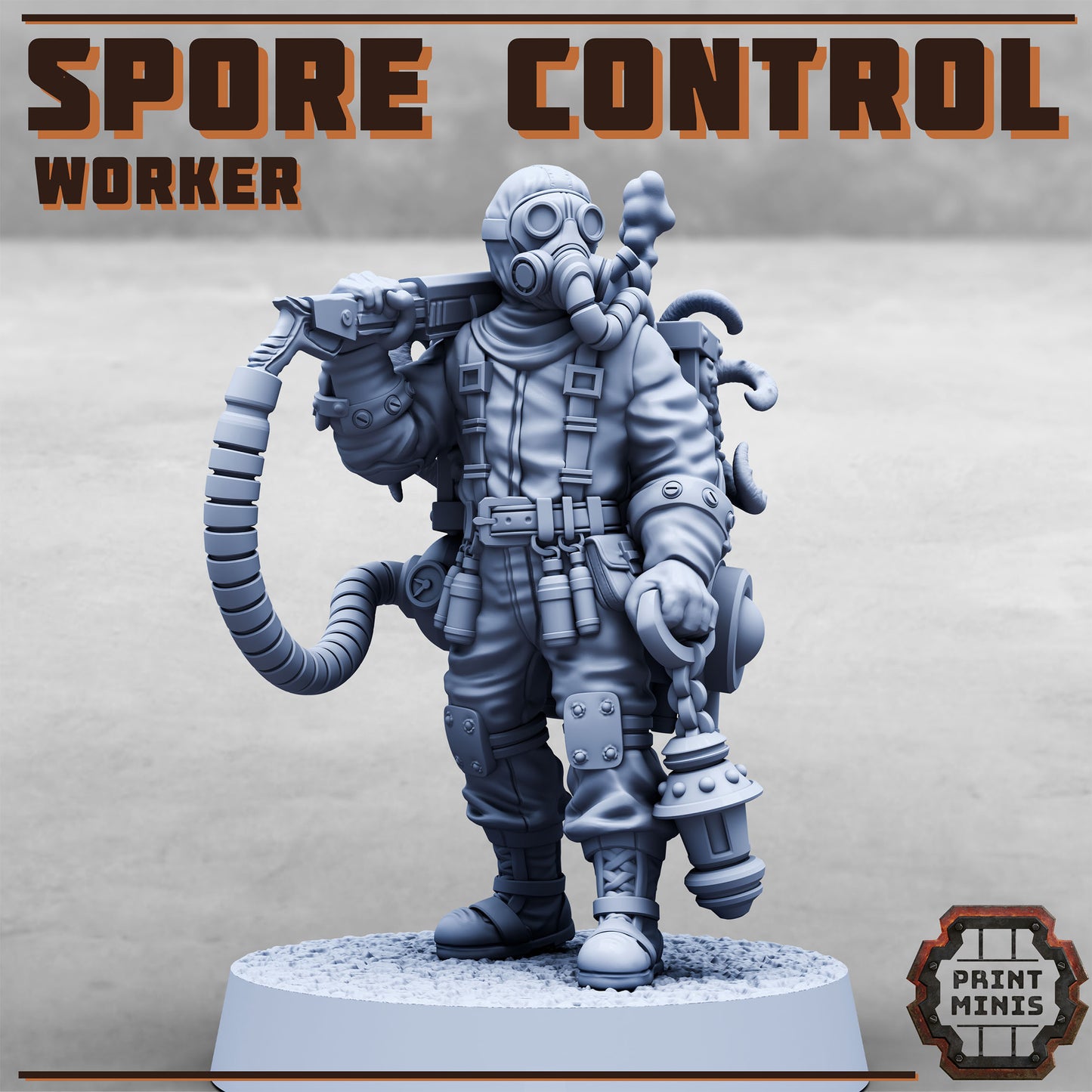 Spore Control Worker (Sculpted by PrintMinis)