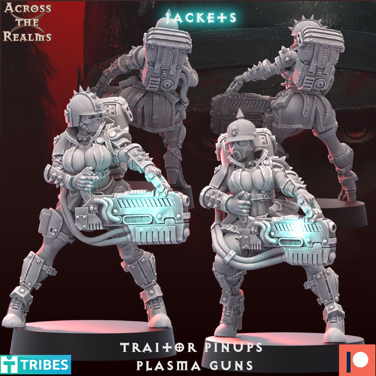 Traitor Pinups with Plasma Guns