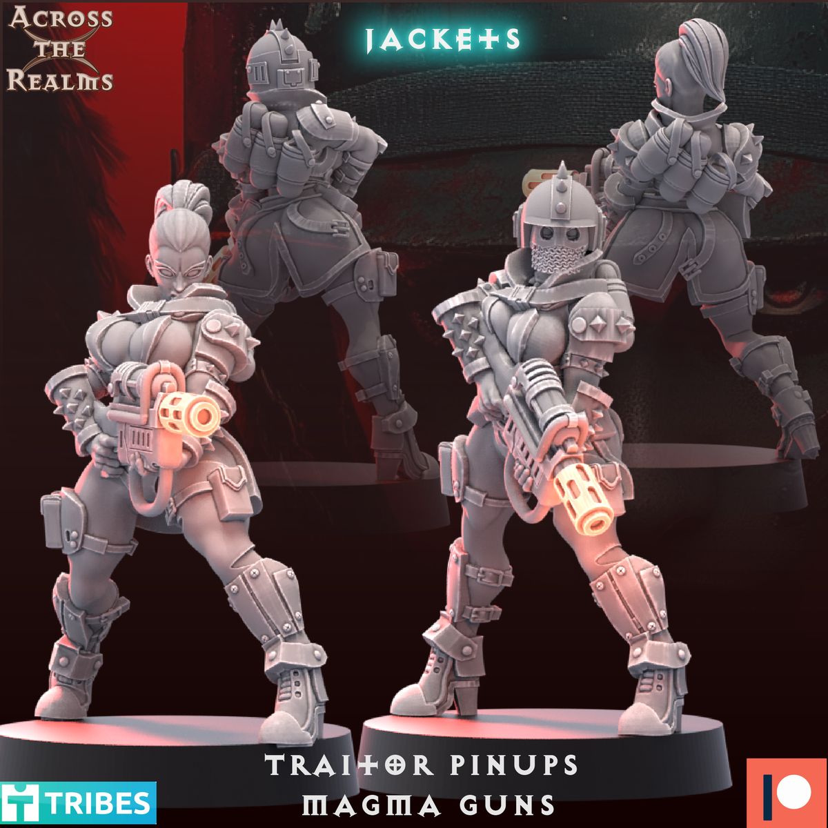 Traitor Pinups with Magma Guns