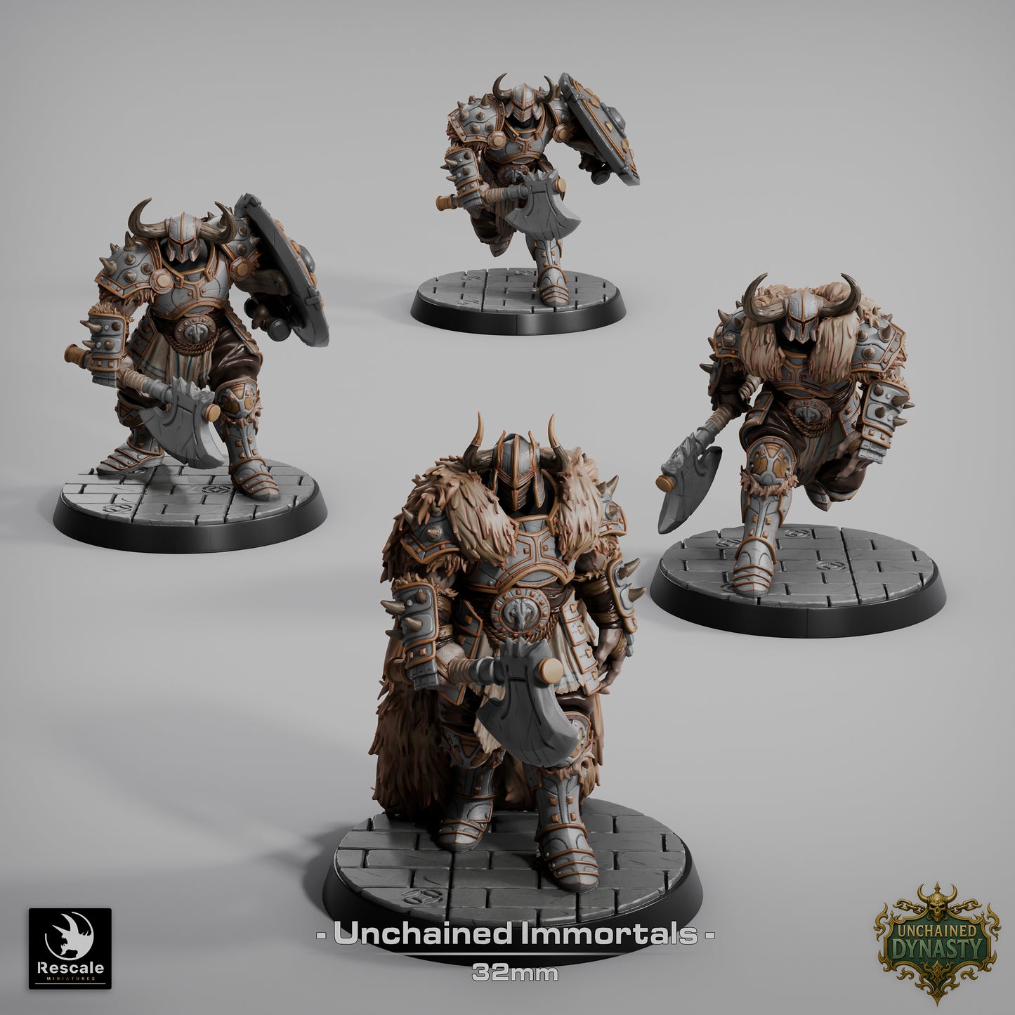 Pack Unchained Immortals (Sculpted by Rescale Miniatures) - 3D Printed Miniature