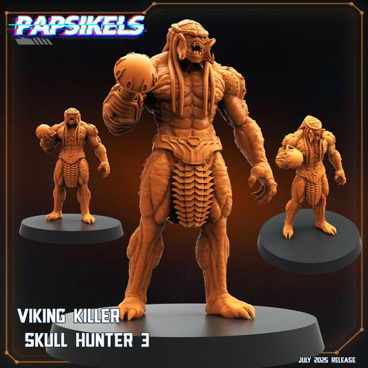 Viking Killer Skull Hunter - Predator Fan Art (Sculpted by Papsikels)