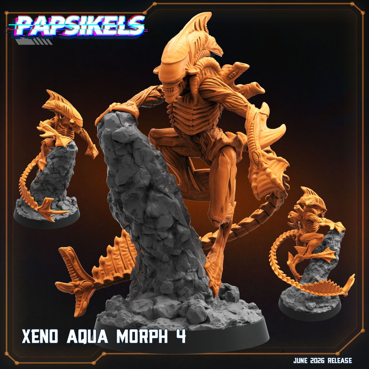 Xeno Aquamorph - Set of 6 (Sculpted by Papsikels)
