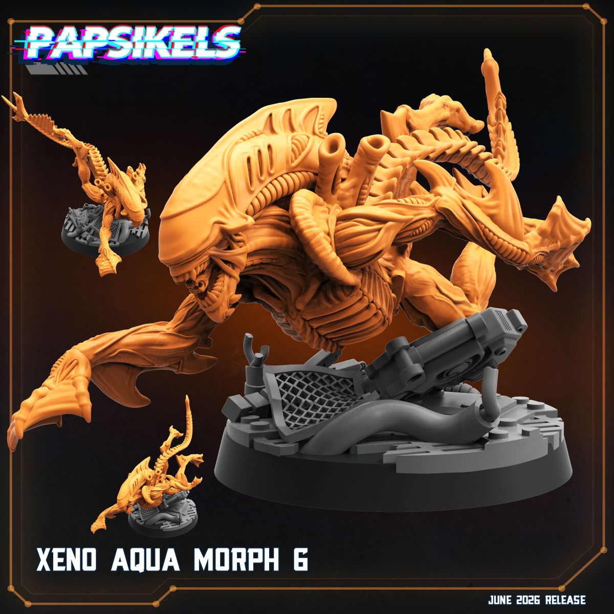 Xeno Aquamorph - Set of 6 (Sculpted by Papsikels)