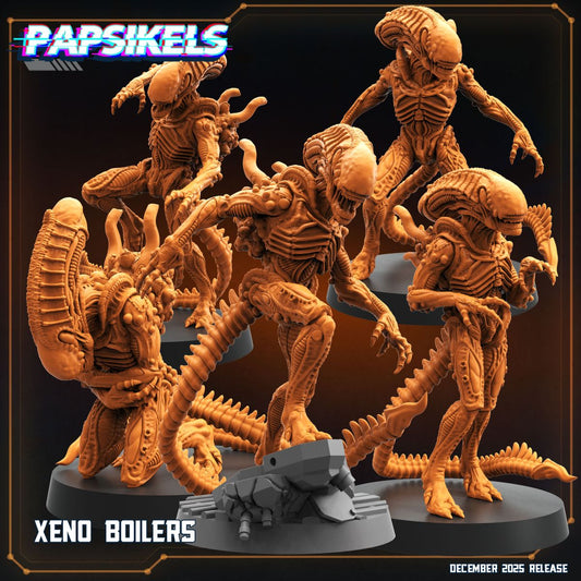 Xeno Boilers - Set of 5 (Sculpted by Papsikels)