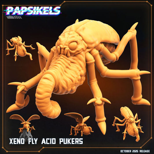 Xeno Fly Acid Pukers - Set of 5 (Sculpted by Papsikels)