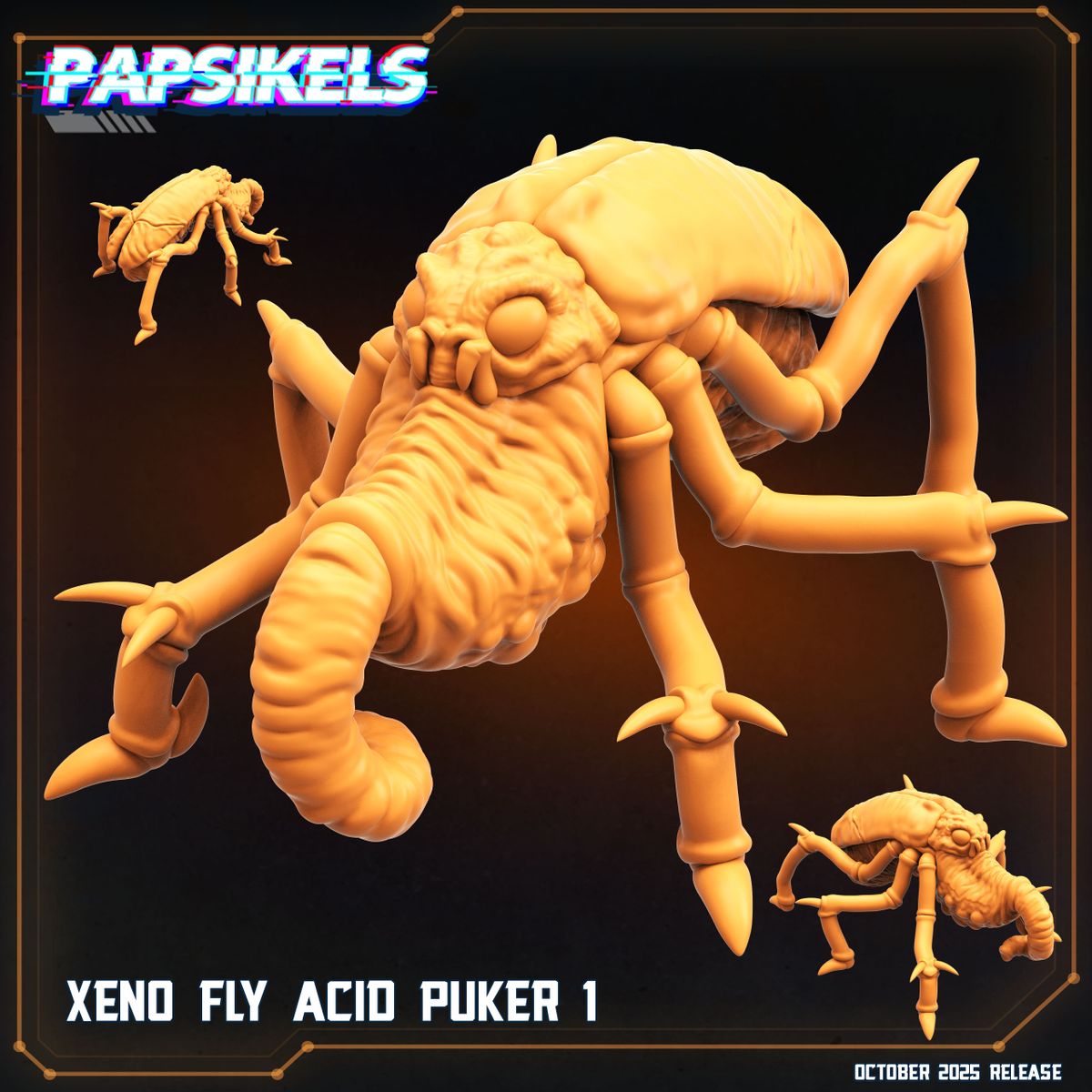 Xeno Fly Acid Pukers - Set of 5 (Sculpted by Papsikels)