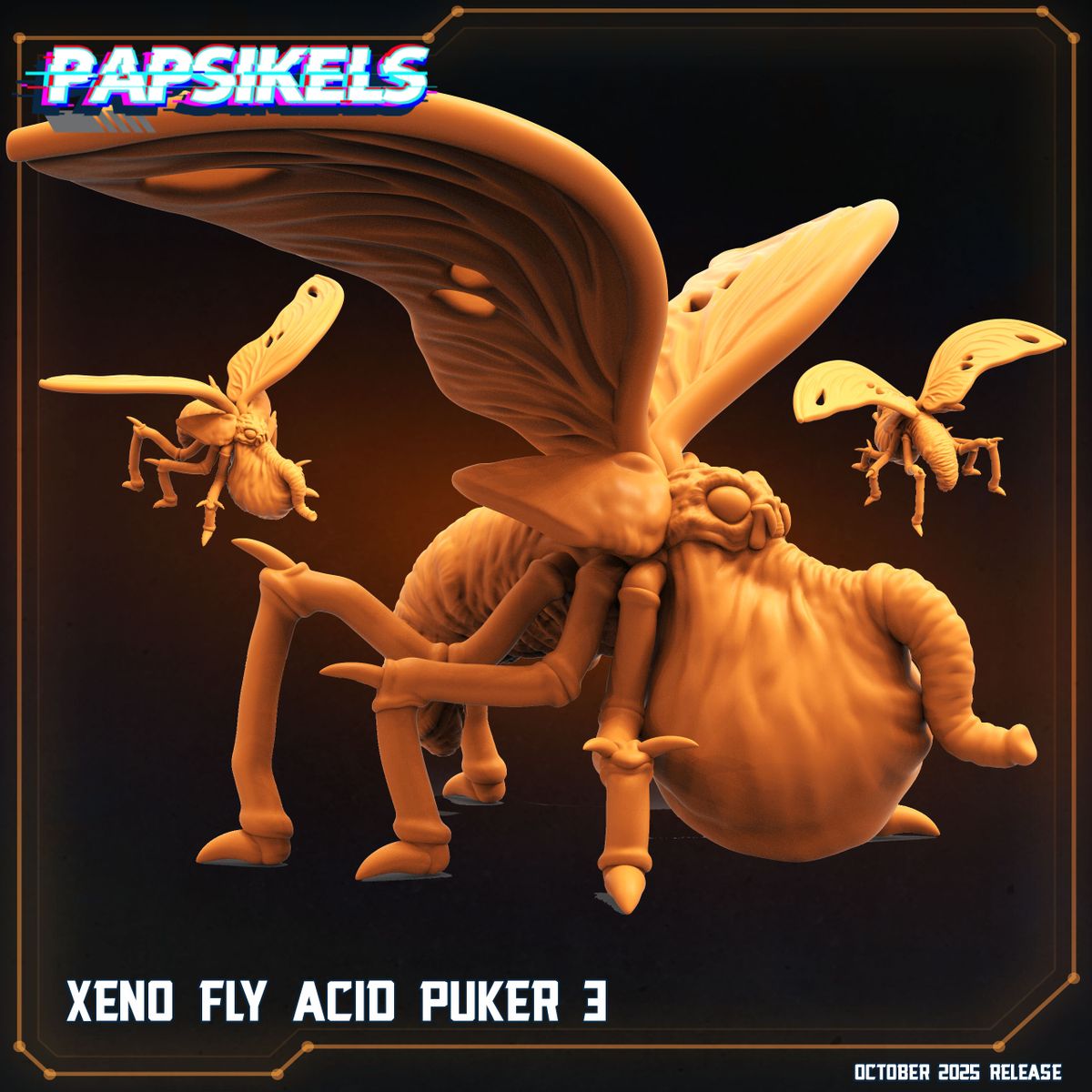 Xeno Fly Acid Pukers - Set of 5 (Sculpted by Papsikels)