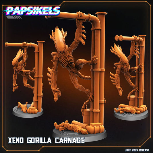 Xeno Gorilla Carnage (Sculpted by Papsikels)