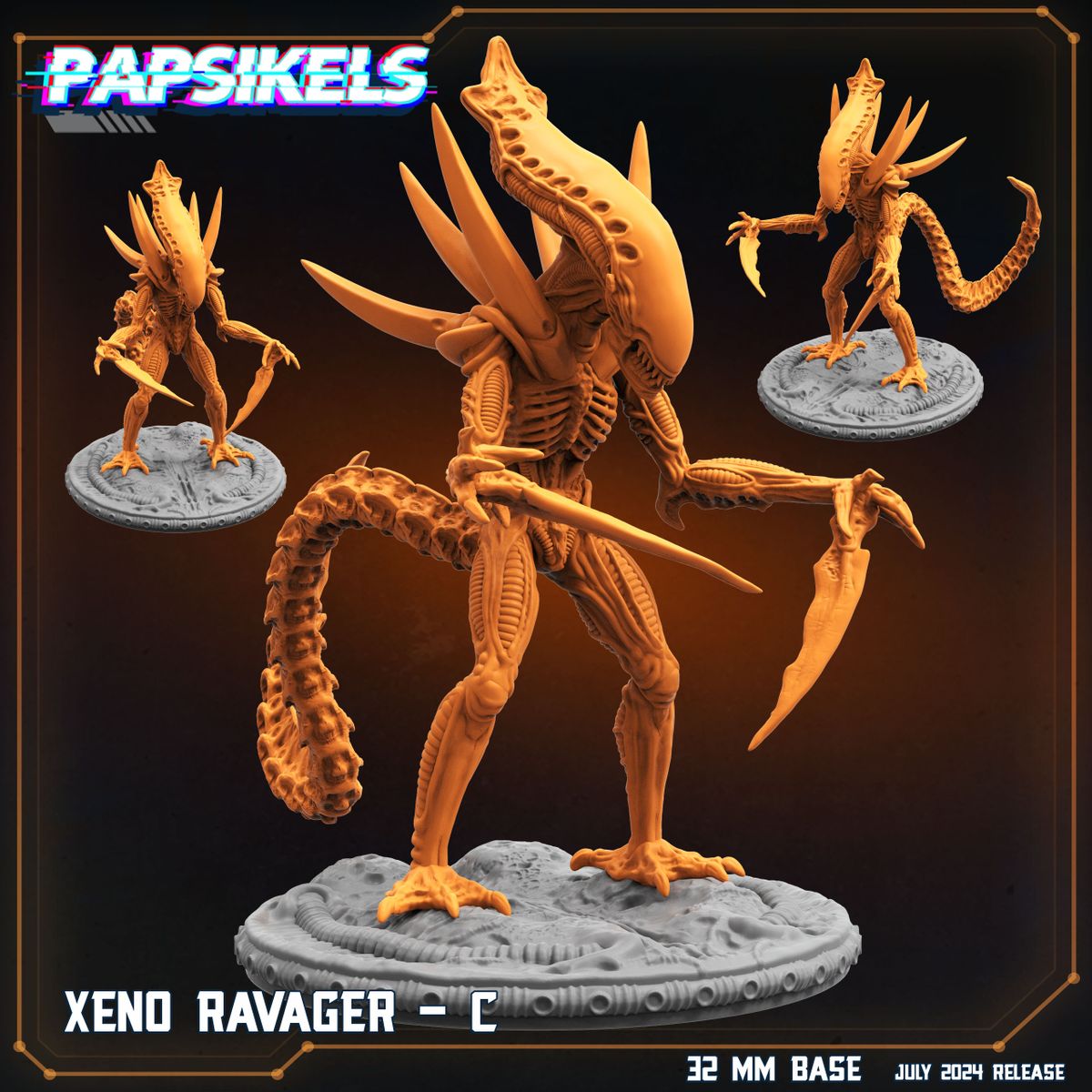 Xeno Ravagers - Set of 3 (Sculpted by Papsikels)