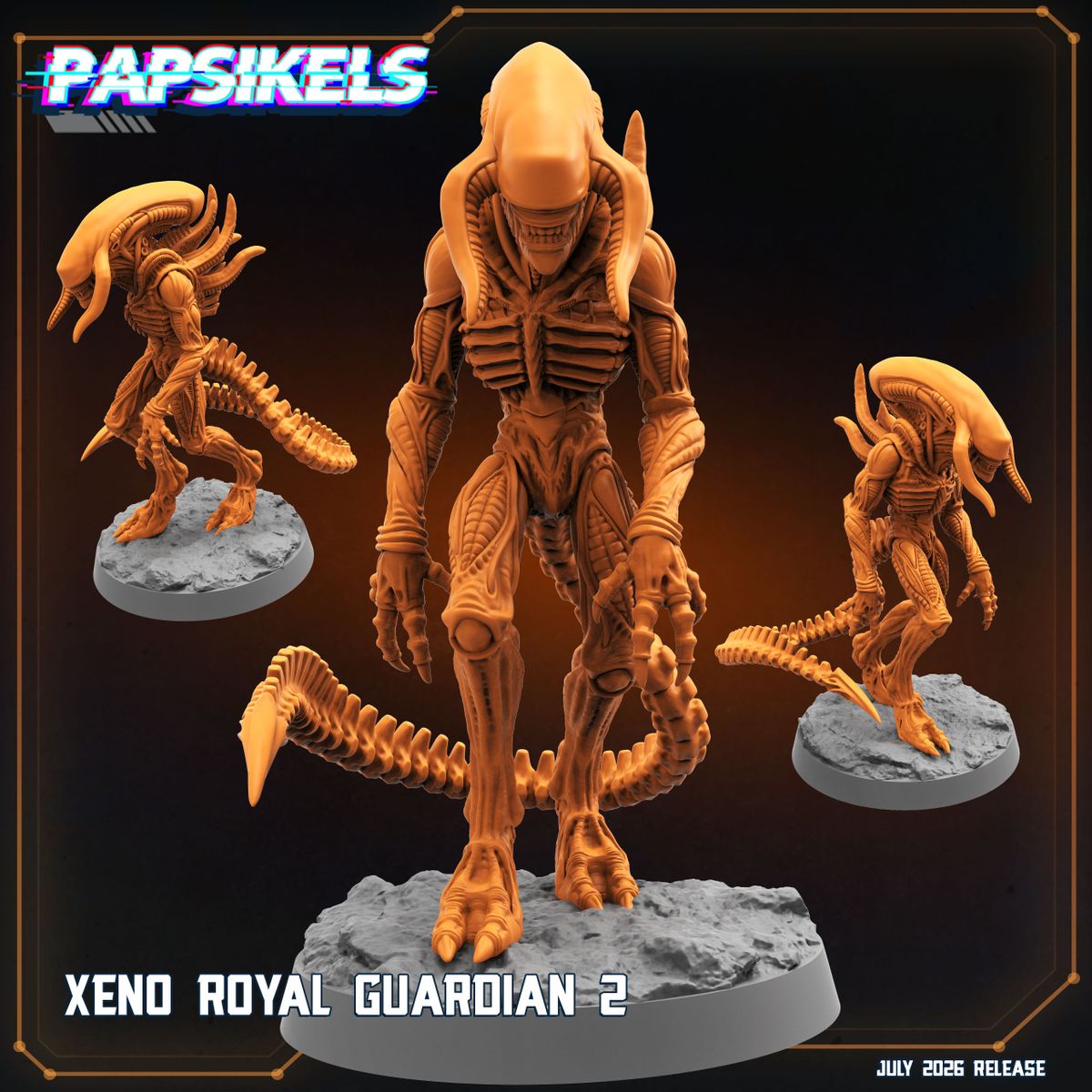 Xeno Royal Guardians - Set of 5 (Sculpted by Papsikels)