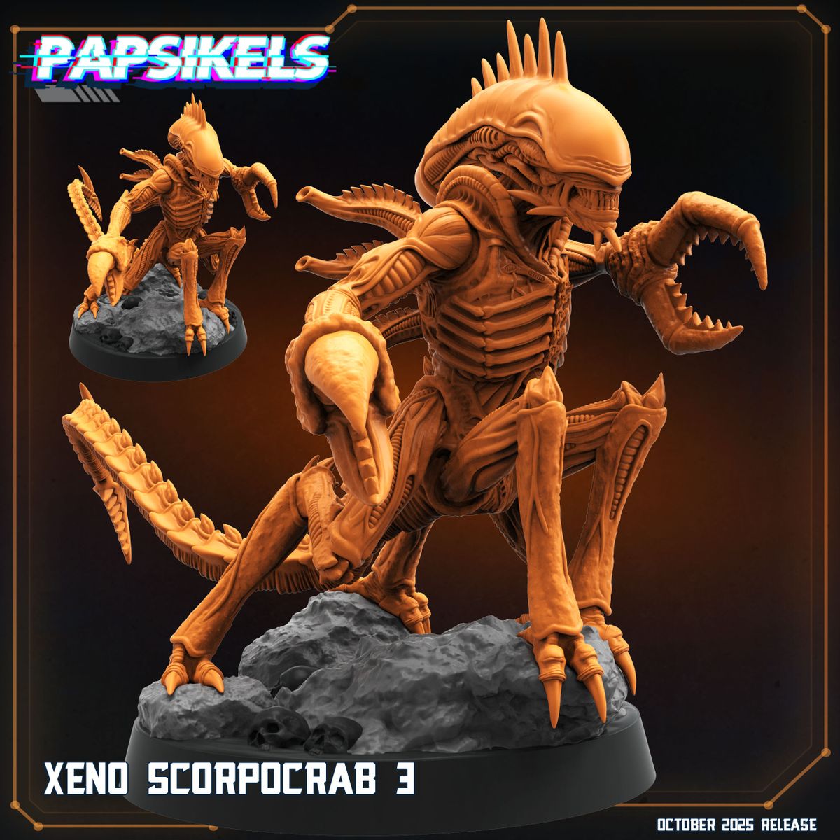 Xeno Scorpocrabs - Set of 4 (Sculpted by Papsikels)