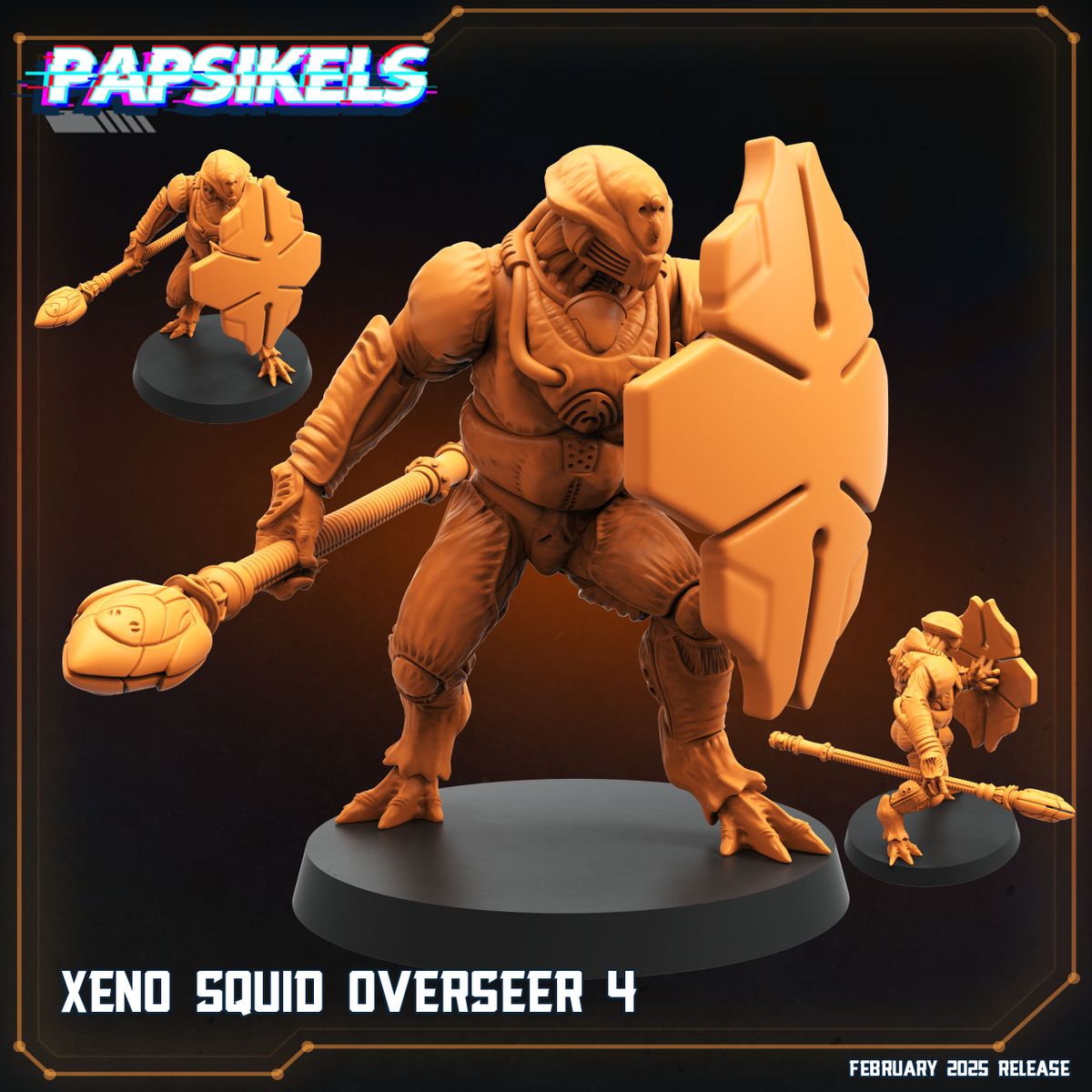 Xeno Squid Overseers - Set of 6 (Sculpted by Papsikels)