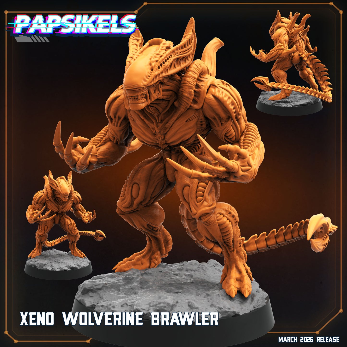 Xeno Wolverine Brawler (Sculpted by Papsikels)