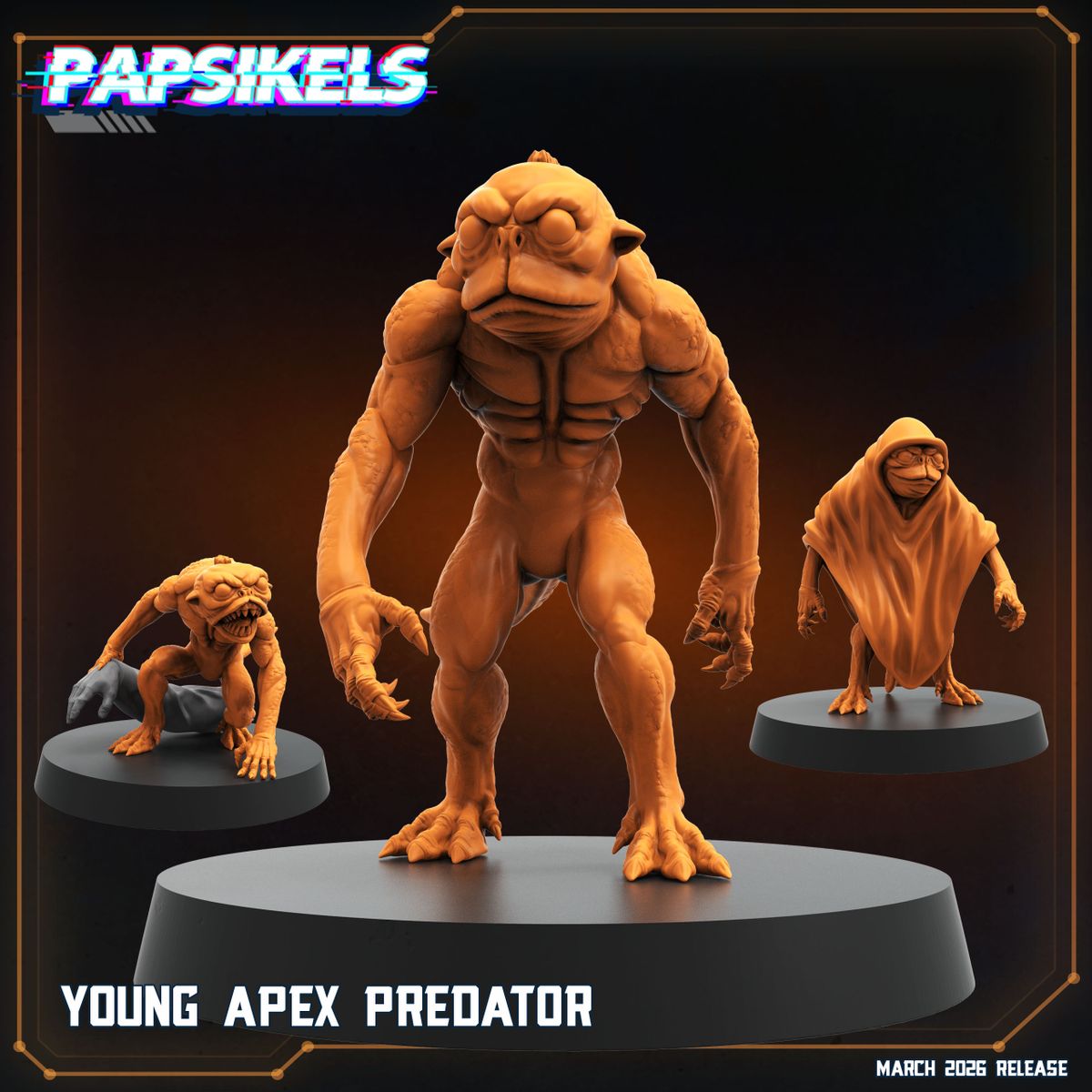 Apex Predator - Young, Teen & Adult - Predator Fan Art (Sculpted by Papsikels)