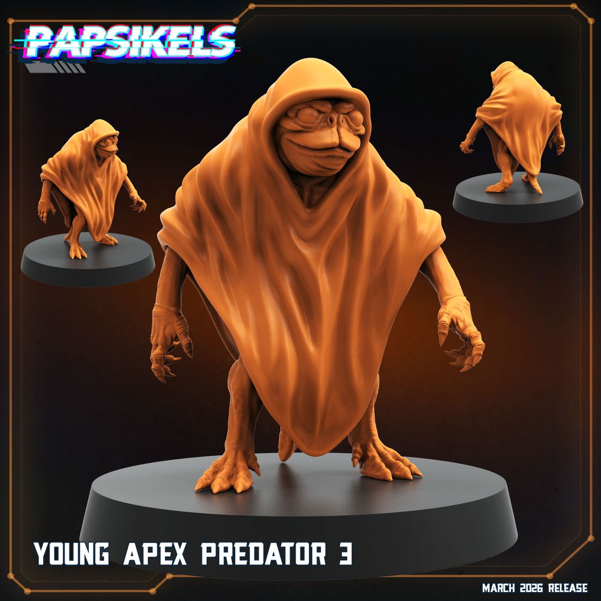 Apex Predator - Young, Teen & Adult - Predator Fan Art (Sculpted by Papsikels)