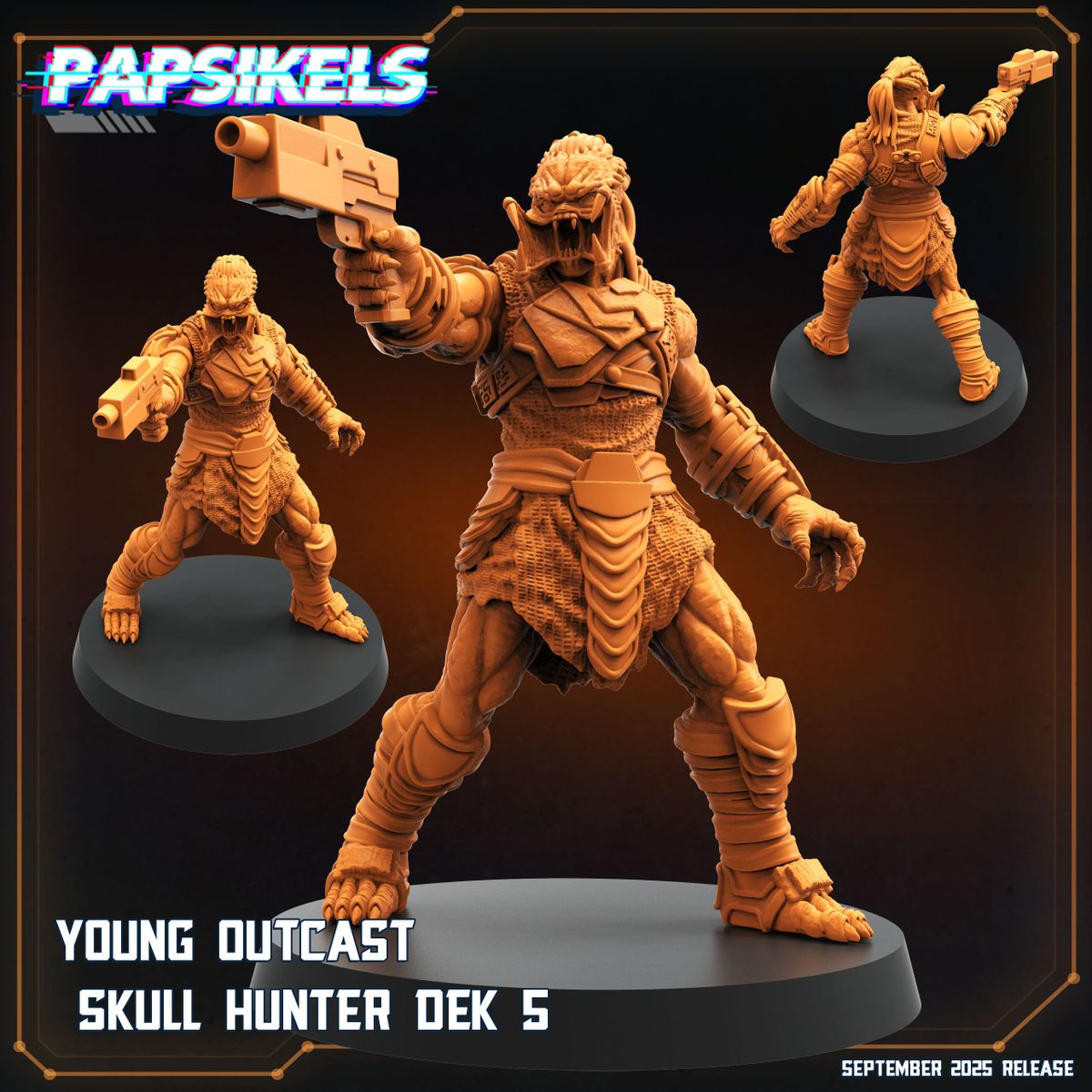 Young Outcast Skull Hunter Dek - Predator Fan Art (Sculpted by Papsikels)