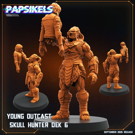 Young Outcast Skull Hunter Dek - Predator Fan Art (Sculpted by Papsikels)