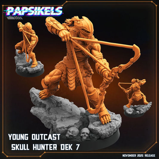 Young Outcast Skull Hunter Dek 7 & 8 - Predator Fan Art (Sculpted by Papsikels)