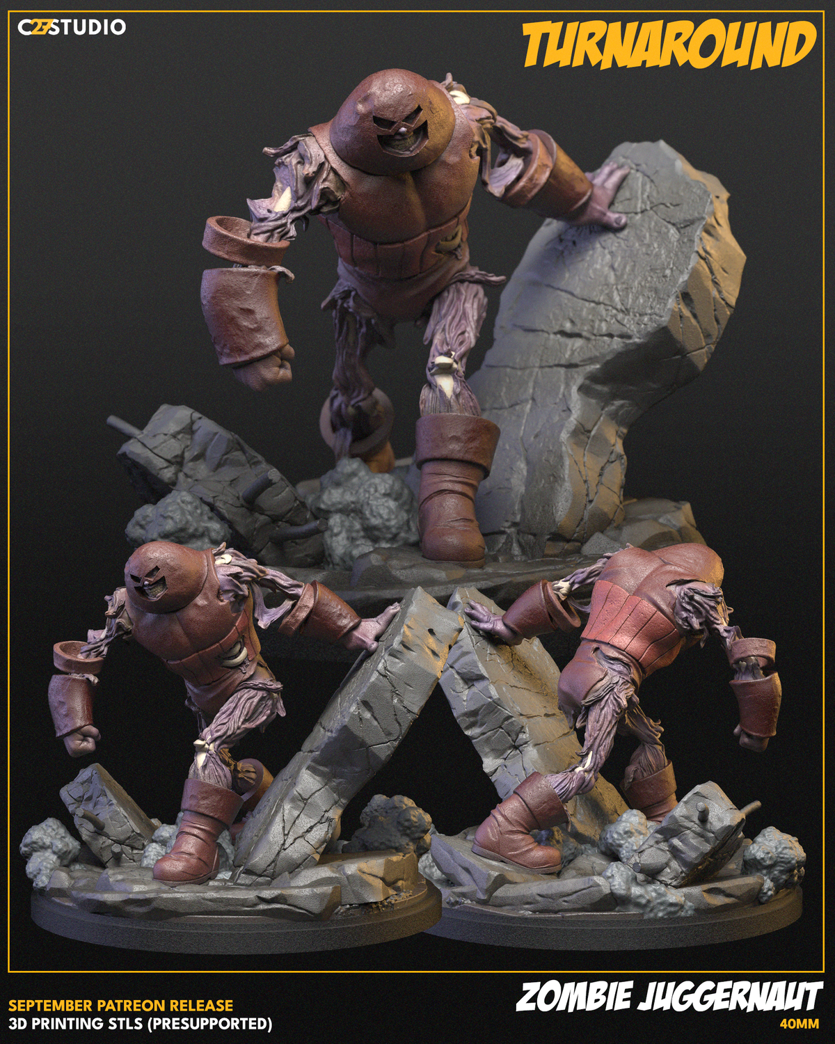 Zombie Juggernaut turnaround