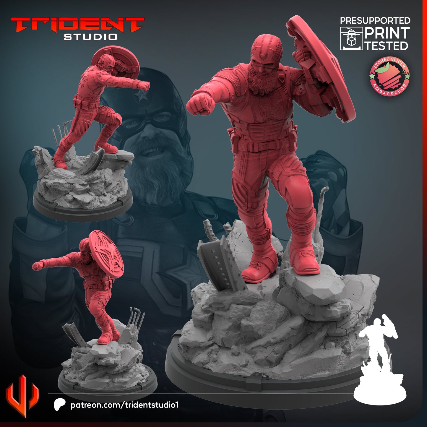Red Guardian - Thunderbolts (Sculpted by Trident Studios)