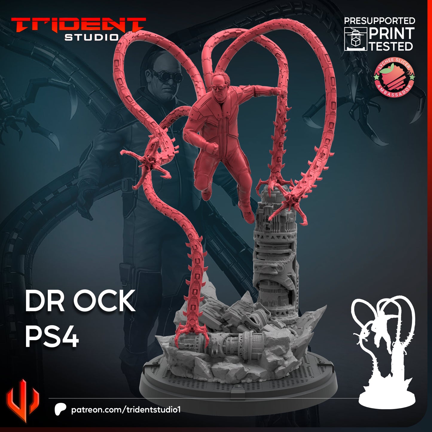 Dr Octopus (Sculpted by Trident Studios)