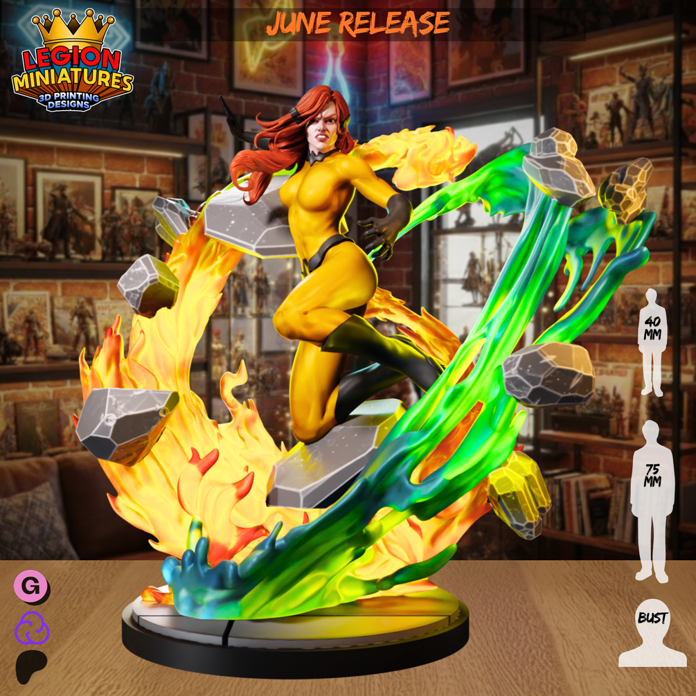 Crystal fan-art miniature by Legion Miniatures